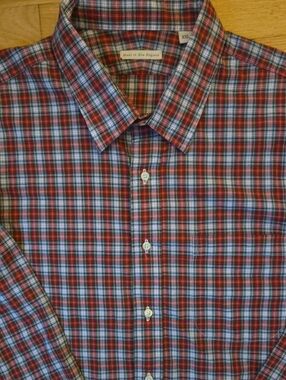 New England Shirt Co Men Plaid Button Down Shirt Made In USA XXL